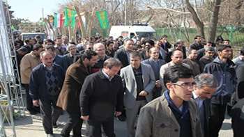 مراسم تشییع شهدای گمنام